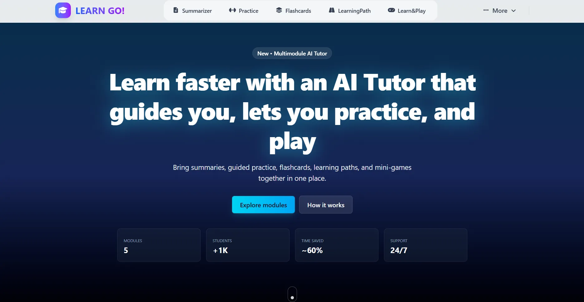 Screenshot of AI-Powered Learning Assistant project